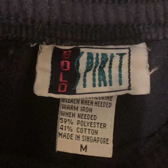 Vintage 80s Bolo Spirit Blue Sweat Pants Joggers Adult Medium - Picture 2 of 3